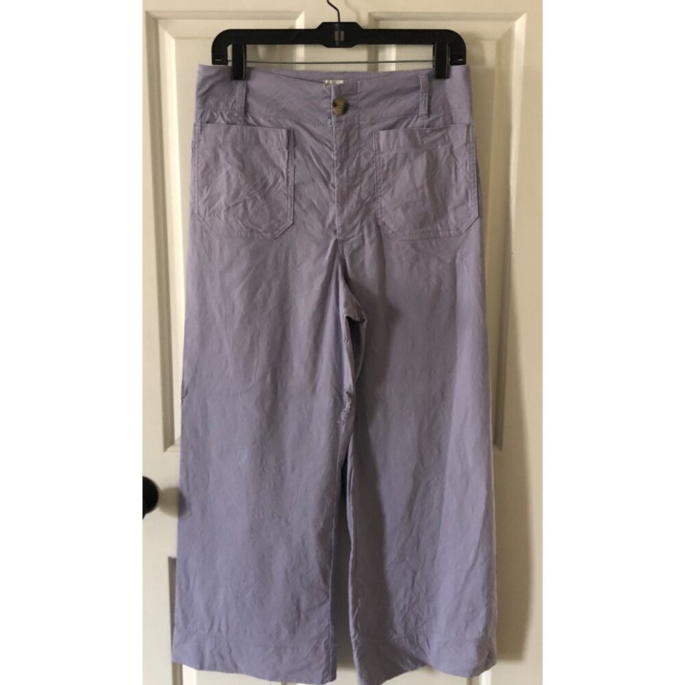 **SOLD**Maeve by Anthropologie The Colette Wide Leg High Rise Cropped Pants
